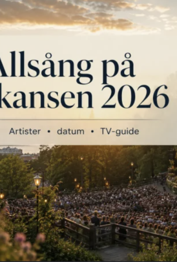 Allsång på Skansen 2026